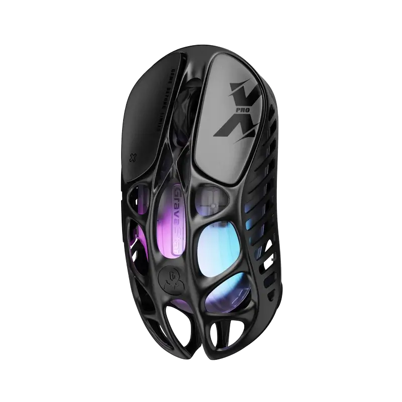 GravaStar Mercury X Pro 8K Wireless Gaming Mouse - 49g, 8000Hz polling rate, Tri-Mode, RGB Lighting 2 GravaStar Mercury X Pro 8K Wireless Gaming Mouse - 49g, 8000Hz polling rate, Tri-Mode, RGB Lighting - Ảnh 2