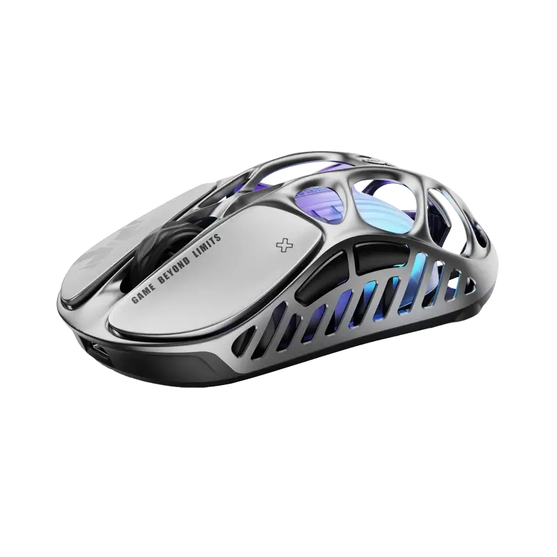 GravaStar Mercury X Pro 8K Wireless Gaming Mouse - 49g, 8000Hz polling rate, Tri-Mode, RGB Lighting 6 GravaStar Mercury X Pro 8K Wireless Gaming Mouse - 49g, 8000Hz polling rate, Tri-Mode, RGB Lighting - Ảnh 6