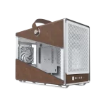 Montech HS Heritage Pro White Gaming Case Pro - iTX, Steel, Leather, 4x GF120mm fans