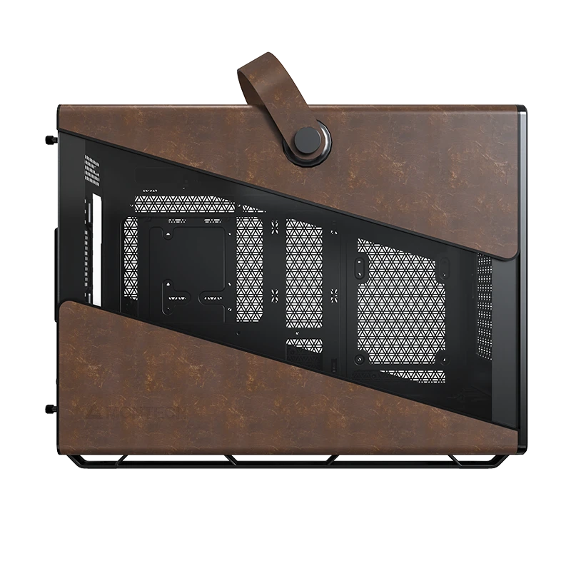 Montech HS Heritage Black Gaming Case - iTX, Steel, Leather 4 Montech HS Heritage Black Gaming Case - iTX, Steel, Leather - Ảnh 4