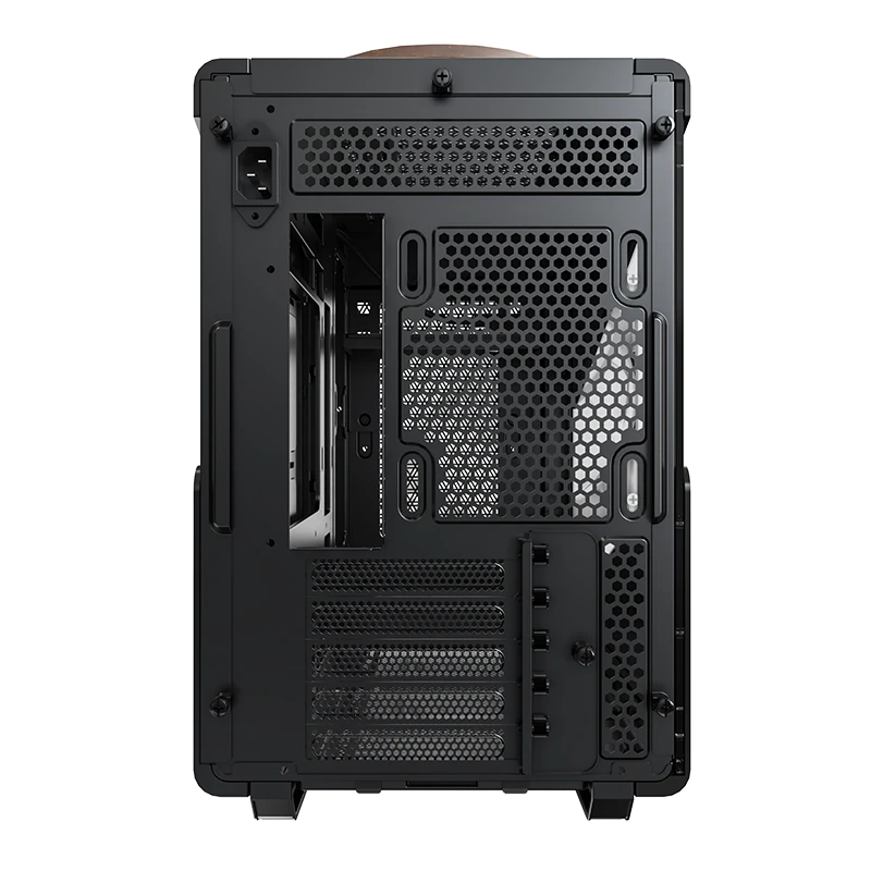 Montech HS Heritage Black Gaming Case - iTX, Steel, Leather 5 Montech HS Heritage Black Gaming Case - iTX, Steel, Leather - Ảnh 5