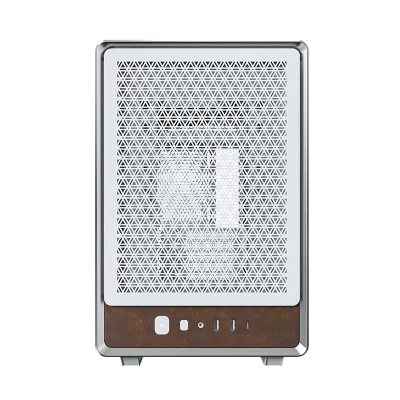 Montech HS Heritage White Gaming Case - iTX, Steel, Leather 3 Montech HS Heritage White Gaming Case - iTX, Steel, Leather - Ảnh 3