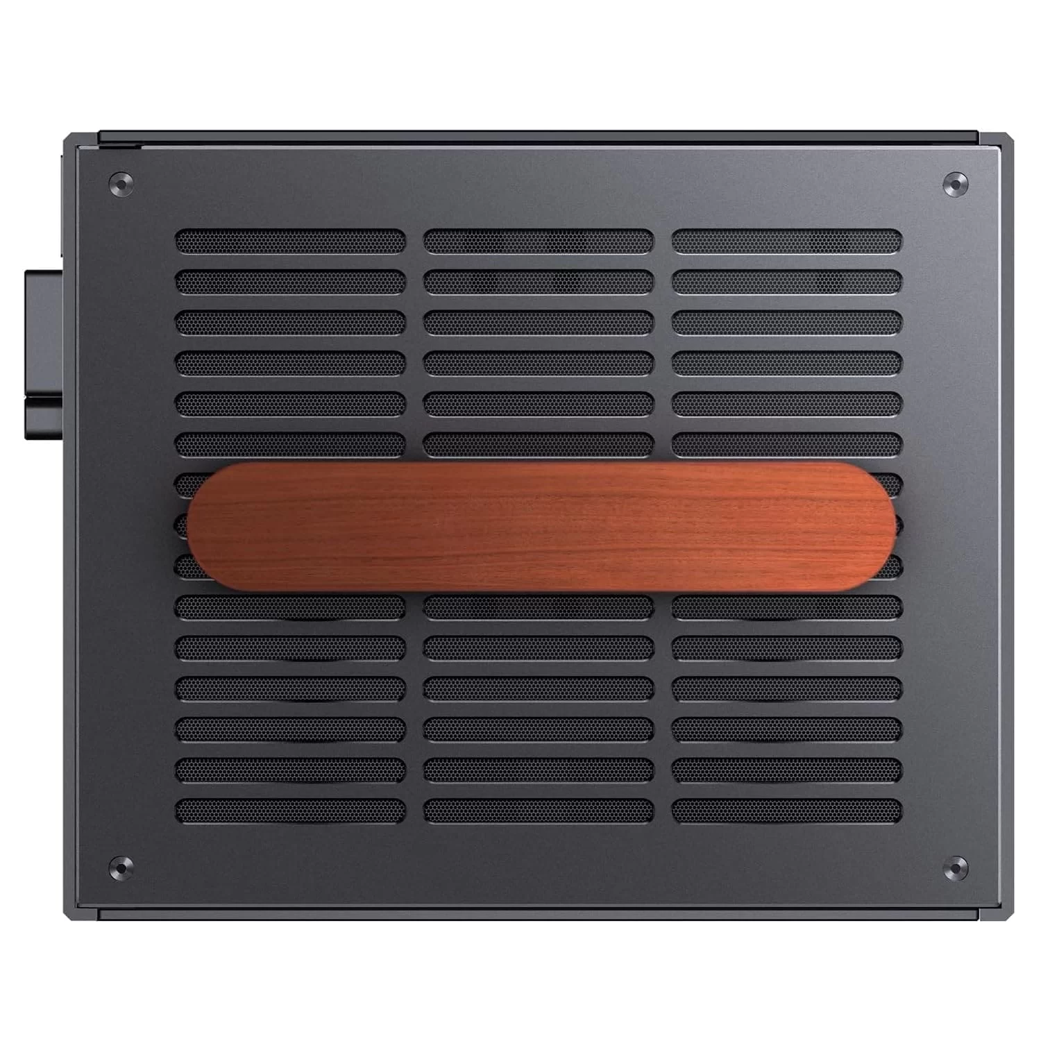 Jonsbo T6 Black iTX Case - Aluminum, Multifunctional Handle, Walnut Panel 6 Jonsbo T6 Black iTX Case - Aluminum, Multifunctional Handle, Walnut Panel - Ảnh 6