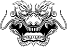 dark face
