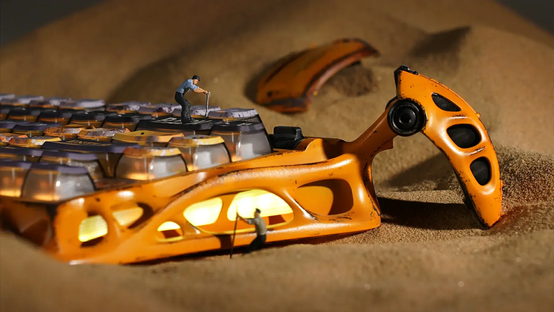 gravastar Mercury K1 Pro Battle Worn Yellow multi device compatibility