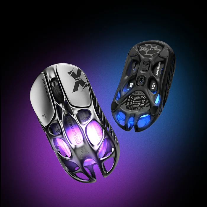 gravastar Mercury X Pro 8K Wireless Gaming Mouse advanced technology serious gamers