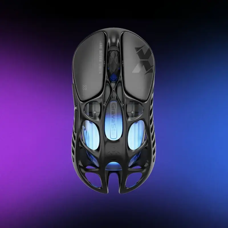 GravaStar Mercury X Wireless Gaming Mouse - 49g, 1000Hz polling rate, Tri-Mode, RGB Lighting 8 GravaStar Mercury X Wireless Gaming Mouse - 49g, 1000Hz polling rate, Tri-Mode, RGB Lighting - Ảnh 8