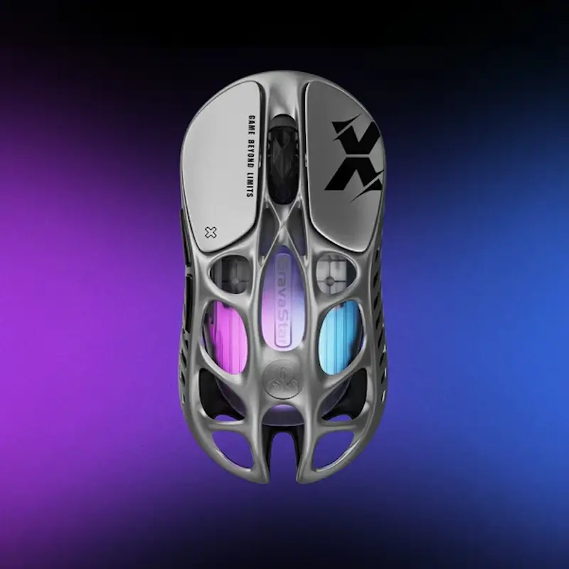GravaStar Mercury X Wireless Gaming Mouse - 49g, 1000Hz polling rate, Tri-Mode, RGB Lighting 17 GravaStar Mercury X Wireless Gaming Mouse - 49g, 1000Hz polling rate, Tri-Mode, RGB Lighting - Ảnh 17