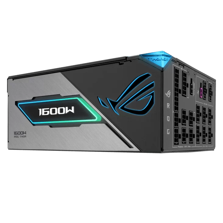 ASUS ROG Thor 1600W Platinum III Gaming PSU (ROG-THOR-1600T3-GAMING) - 1600W, ATX 3.1 compatible, magnetic OLED display, 80 Plus Titanium 10 ASUS ROG Thor 1600W Platinum III Gaming PSU (ROG-THOR-1600T3-GAMING) - 1600W, ATX 3.1 compatible, magnetic OLED display, 80 Plus Titanium - Ảnh 10