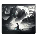 Tekkusai The Beast (500 x 450 x 2.5 mm) Glass Mouse Pad