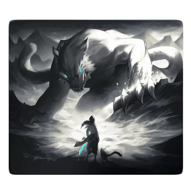 Tekkusai The Beast (500 x 450 x 2.5 mm) Glass Mouse Pad