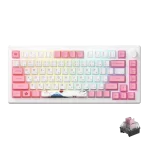 AKKO MOD007B-HE PC Tokyo Sakura Pink Magnetic Switch Keyboard - Hotswap, RGB, USB Type C - Rapid Trigger