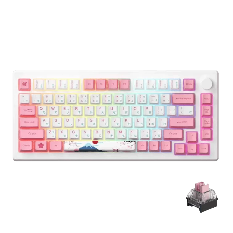 AKKO MOD007B-HE PC Tokyo Sakura Pink Magnetic Switch Keyboard - Hotswap, RGB, USB Type C - Rapid Trigger 1 AKKO MOD007B-HE PC Tokyo Sakura Pink Magnetic Switch Keyboard - Hotswap, RGB, USB Type C - Rapid Trigger
