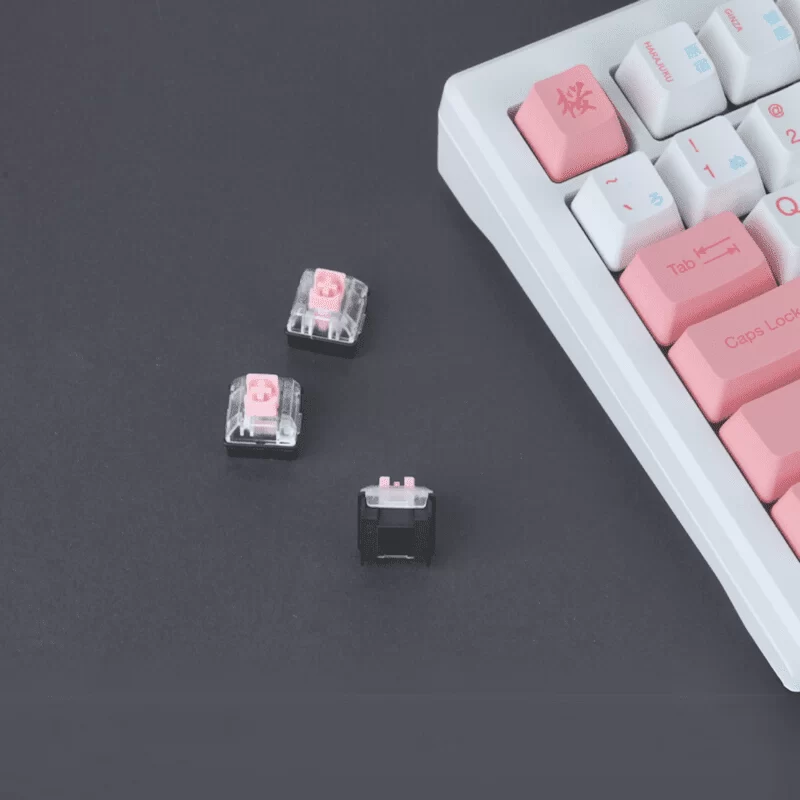 AKKO MOD007B-HE PC Tokyo Sakura Pink Magnetic Switch Keyboard - Hotswap, RGB, USB Type C - Rapid Trigger 10 AKKO MOD007B-HE PC Tokyo Sakura Pink Magnetic Switch Keyboard - Hotswap, RGB, USB Type C - Rapid Trigger - Ảnh 10