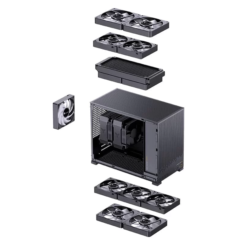 Jonsbo D32 STD Black M-ATX Case 12 Jonsbo D32 STD Black M-ATX Case - Ảnh 12