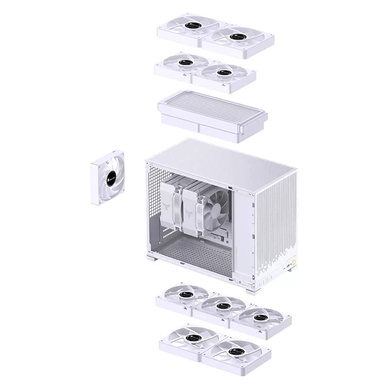 Jonsbo D32 STD White M-ATX Case 8 Jonsbo D32 STD White M-ATX Case - Ảnh 8