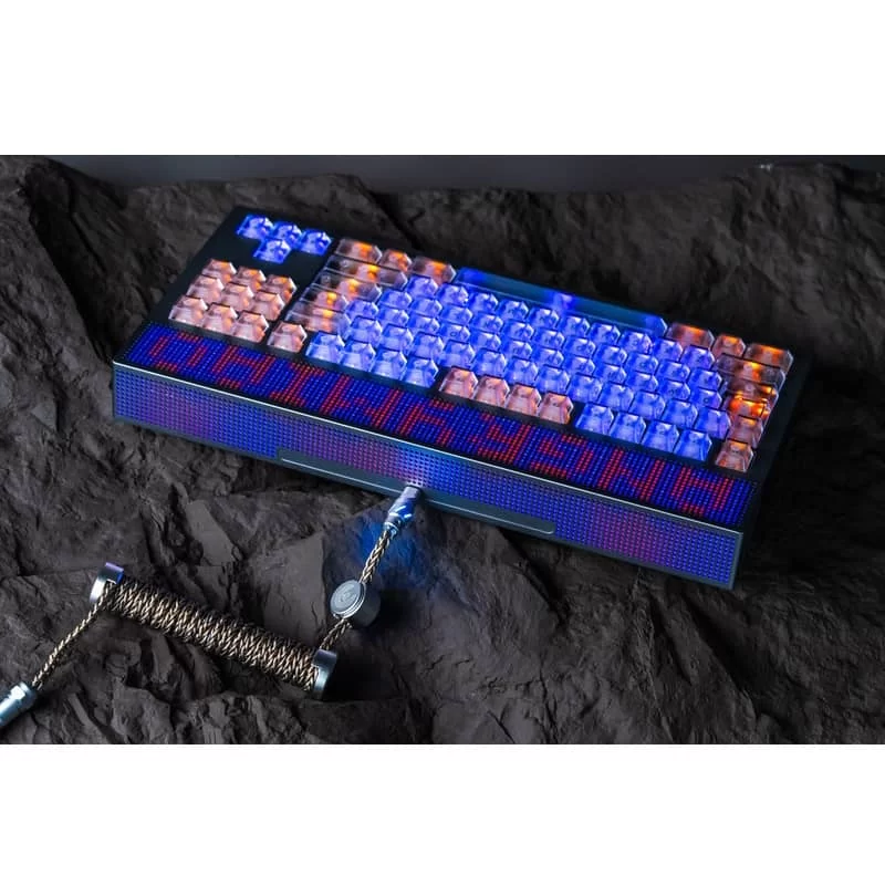 ANGRY MIAO AM Neon 80 Space Silver Base Kit Keyboard - 80%, Leaf Spring Mounting, DIY 389 LEDs 13 ANGRY MIAO AM Neon 80 Space Silver Base Kit Keyboard - 80%, Leaf Spring Mounting, DIY 389 LEDs - Ảnh 13