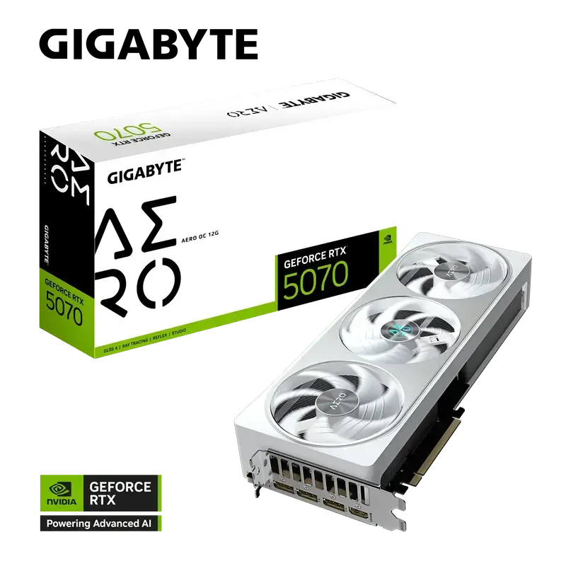 Gigabyte GeForce RTX™ 5070 AERO OC 12G pic 9
