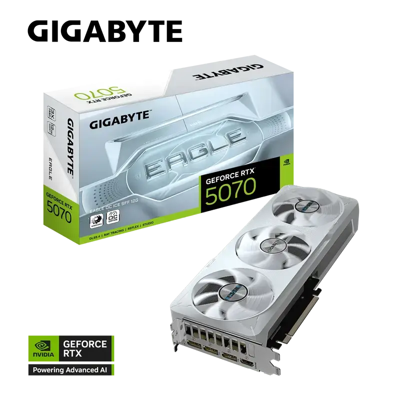 Gigabyte GeForce RTX™ 5070 EAGLE OC ICE SFF 12G pic 10