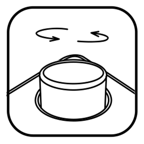Knob 500 invert