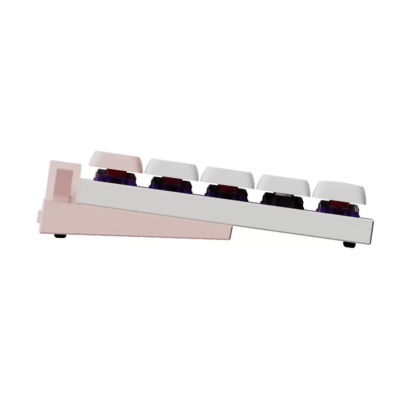 MelGeek MADE68 AIR 8K Pink Keyboard - HE Low-Profile, Rapid Trigger, True 8K Polling Rate, TTC KOM Mini Low-Profile switch 3 MelGeek MADE68 AIR 8K Pink Keyboard - HE Low-Profile, Rapid Trigger, True 8K Polling Rate, TTC KOM Mini Low-Profile switch - Ảnh 3
