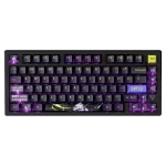 ATK RS7 Pro 8Khz Rapid Trigger Magnetic Switch Gaming Keyboard - 75%, Gateron Magnetic Jade Switch, Black Poron Foam Padding, Black Ice Crystal Weight