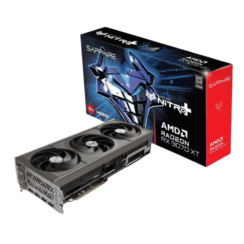 SAPPHIRE NITRO+ AMD Radeon™ RX 9070XT GAMING OC 16GB (11348-01-20G) Graphics Card