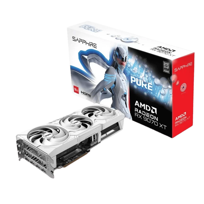SAPPHIRE PURE AMD Radeon™ RX 9070XT GAMING OC 16GB (11348-02-20G) Graphics Card 1 SAPPHIRE PURE AMD Radeon™ RX 9070XT GAMING OC 16GB (11348-02-20G) Graphics Card