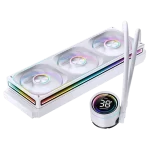 JONSBO TH-360 White AIO Liquid Cooling - 360mm radiator, Single Frame Unit 3x120mm 3Pin ARGB Fans