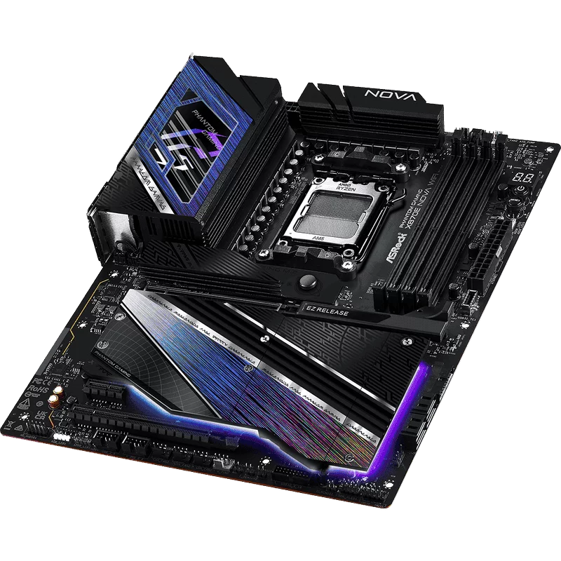 Asrock Phantom Gaming X870E Nova WiFi Mainboard 6 Asrock Phantom Gaming X870E Nova WiFi Mainboard - Ảnh 6