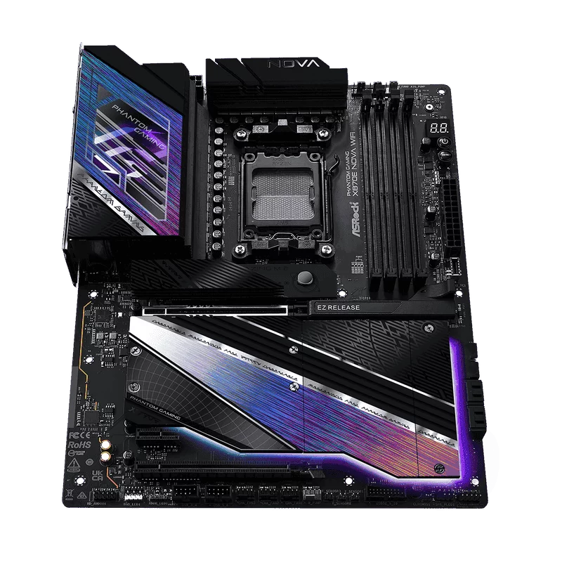 Asrock Phantom Gaming X870E Nova WiFi Mainboard 8 Asrock Phantom Gaming X870E Nova WiFi Mainboard - Ảnh 8