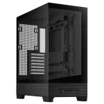 ASUS A31 Black ATX Mid-Tower Case - BTF Hidden Connectors, 8° Angled Base, Dual-Sided Tempered Glass