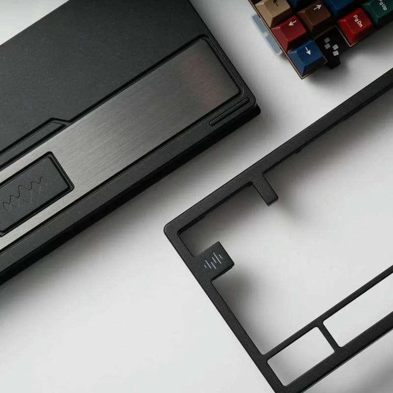 PMO WAVE75 Pro QMK Aluminum Mechanical Keyboard - 75%, 3-mode, FR4, Snow (Kailh), 8000mAh, PVD stainless steel weight 7 PMO WAVE75 Pro QMK Aluminum Mechanical Keyboard - 75%, 3-mode, FR4, Snow (Kailh), 8000mAh, PVD stainless steel weight - Ảnh 7