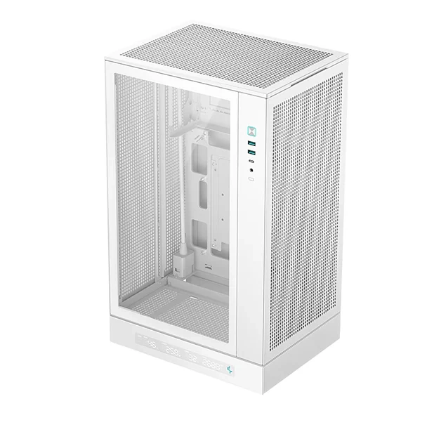 DEEPCOOL CH270 Digital WH - White, Vertical M-ATX Case