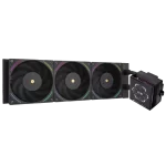 THERMALRIGHT Hyper Vision 360 ARGB Black AIO Liquid CPU Cooler - Black, IPS LCD Screen (480x480 Res), 360mm Radiator, ARGB