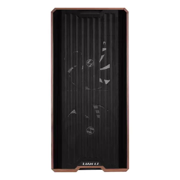 Lian Li LANCOOL 217 Black Case - 170mm ARGB front fans, wood panels, USB Type-C Port, Tempered Glass Side Panel 4 Lian Li LANCOOL 217 Black Case - 170mm ARGB front fans, wood panels, USB Type-C Port, Tempered Glass Side Panel - Ảnh 4