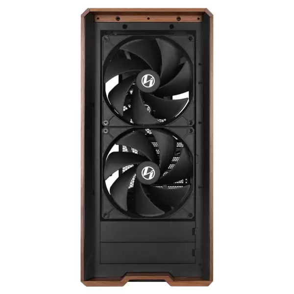 Lian Li LANCOOL 217 Black Case - 170mm ARGB front fans, wood panels, USB Type-C Port, Tempered Glass Side Panel 5 Lian Li LANCOOL 217 Black Case - 170mm ARGB front fans, wood panels, USB Type-C Port, Tempered Glass Side Panel - Ảnh 5
