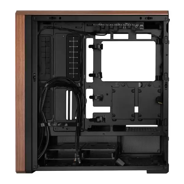 Lian Li LANCOOL 217 Black Case - 170mm ARGB front fans, wood panels, USB Type-C Port, Tempered Glass Side Panel 7 Lian Li LANCOOL 217 Black Case - 170mm ARGB front fans, wood panels, USB Type-C Port, Tempered Glass Side Panel - Ảnh 7