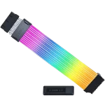 Lian Li Strimer Wireless 24P Controller Included (PW24-1W-T) Addressable RGB Power Extension Cable - 260mm, 12 x light guide