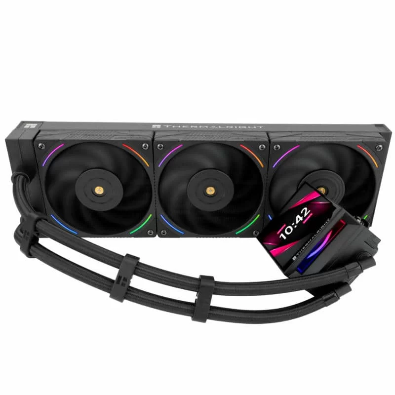 THERMALRIGHT Hyper Vision 360 ARGB Black AIO Liquid CPU Cooler - Black, IPS LCD Screen (480x480 Res), 360mm Radiator, ARGB 7 THERMALRIGHT Hyper Vision 360 ARGB Black AIO Liquid CPU Cooler - Black, IPS LCD Screen (480x480 Res), 360mm Radiator, ARGB - Ảnh 7