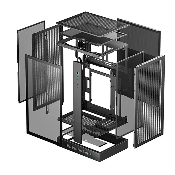 DEEPCOOL CH270 Digital - Black , Vertical M-ATX Case 7 DEEPCOOL CH270 Digital - Black , Vertical M-ATX Case - Ảnh 7