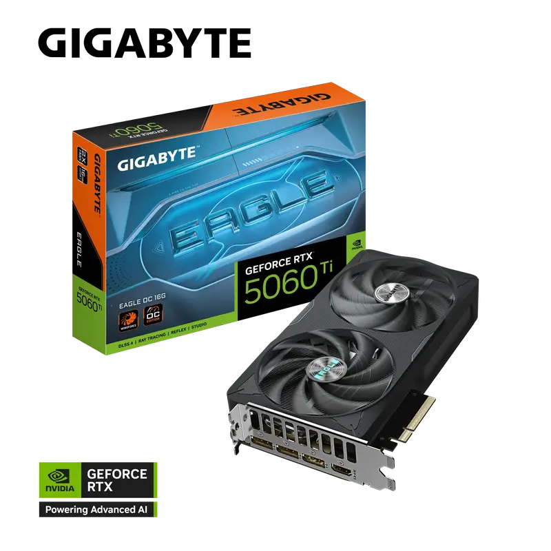 GIGABYTE GeForce RTX 5060Ti EAGLE OC 16G (GV-N506TEAGLE OC-16GD) Graphics Card 11 GIGABYTE GeForce RTX 5060Ti EAGLE OC 16G (GV-N506TEAGLE OC-16GD) Graphics Card - Ảnh 11