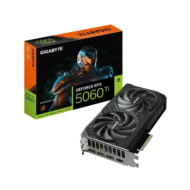 GIGABYTE GeForce RTX 5060Ti WINDFORCE 16G (GV-N506TWF2-16GD) Graphics Card 1 GIGABYTE GeForce RTX 5060Ti WINDFORCE 16G (GV-N506TWF2-16GD) Graphics Card