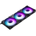 Phanteks M25G2-120 REVERSE Black D-RGB 3-Pack Fans Case - 3x120mm reverse blade, 350 - 2000 RPM, 4-pin PWM, 3-pin 5V Addressable RGB