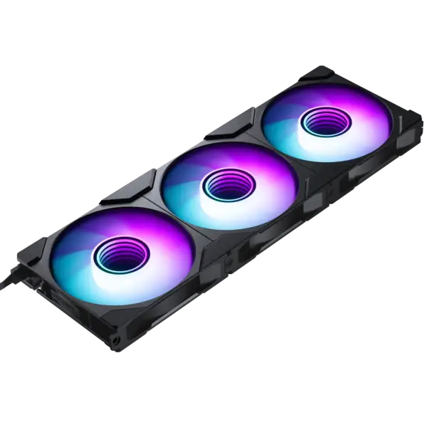 Phanteks M25G2-120 Black D-RGB 3-Pack Fans Case - 3x120mm, 350 - 2000 RPM, 4-pin PWM, 3-pin 5V Addressable RGB 1 Phanteks M25G2-120 Black D-RGB 3-Pack Fans Case - 3x120mm, 350 - 2000 RPM, 4-pin PWM, 3-pin 5V Addressable RGB