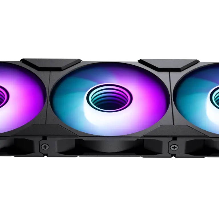 Phanteks M25G2-120 Black D-RGB 3-Pack Fans Case - 3x120mm, 350 - 2000 RPM, 4-pin PWM, 3-pin 5V Addressable RGB 2 Phanteks M25G2-120 Black D-RGB 3-Pack Fans Case - 3x120mm, 350 - 2000 RPM, 4-pin PWM, 3-pin 5V Addressable RGB - Ảnh 2