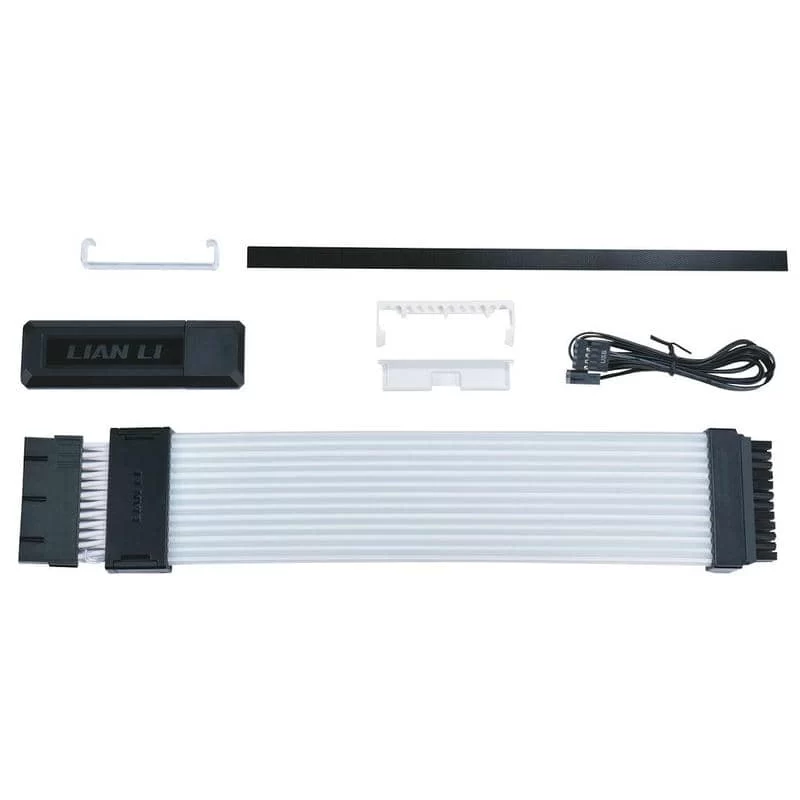 Lian Li Strimer Wireless 24P No Controller (PW24-1W) Addressable RGB Power Extension Cable - 260mm, 12 x light guide 4 Lian Li Strimer Wireless 24P No Controller (PW24-1W) Addressable RGB Power Extension Cable - 260mm, 12 x light guide - Ảnh 4