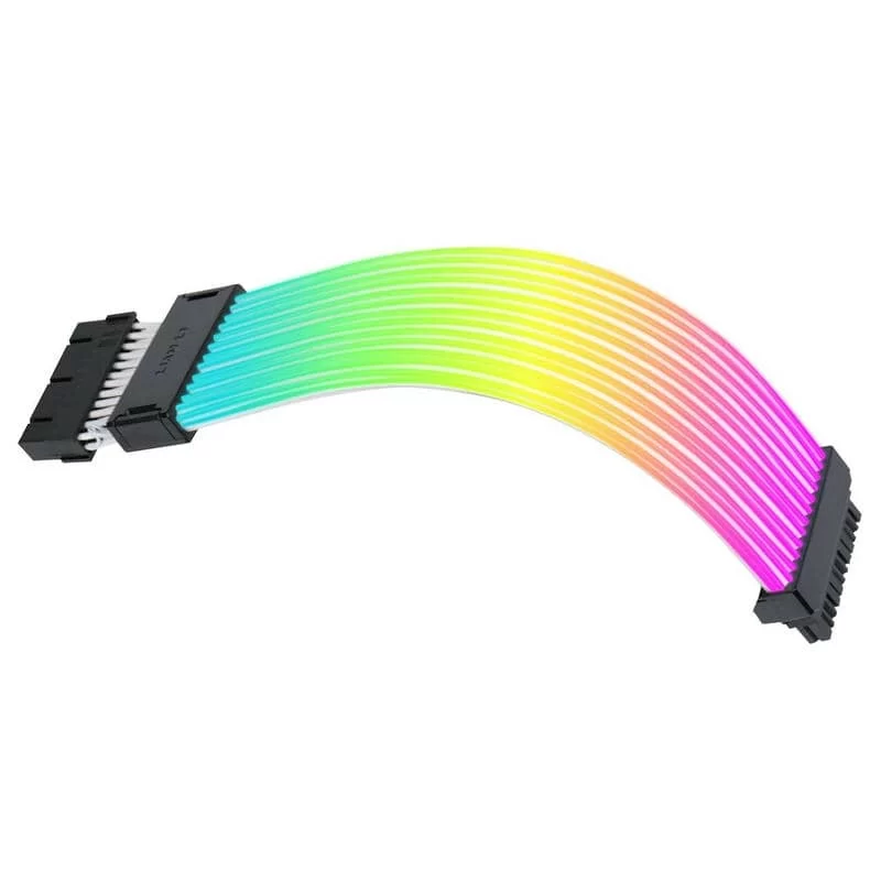 Lian Li Strimer Wireless 24P No Controller (PW24-1W) Addressable RGB Power Extension Cable - 260mm, 12 x light guide 5 Lian Li Strimer Wireless 24P No Controller (PW24-1W) Addressable RGB Power Extension Cable - 260mm, 12 x light guide - Ảnh 5