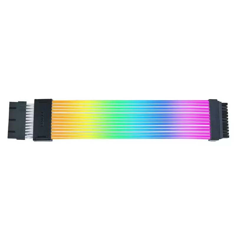 Lian Li Strimer Wireless 24P No Controller (PW24-1W) Addressable RGB Power Extension Cable - 260mm, 12 x light guide 6 Lian Li Strimer Wireless 24P No Controller (PW24-1W) Addressable RGB Power Extension Cable - 260mm, 12 x light guide - Ảnh 6