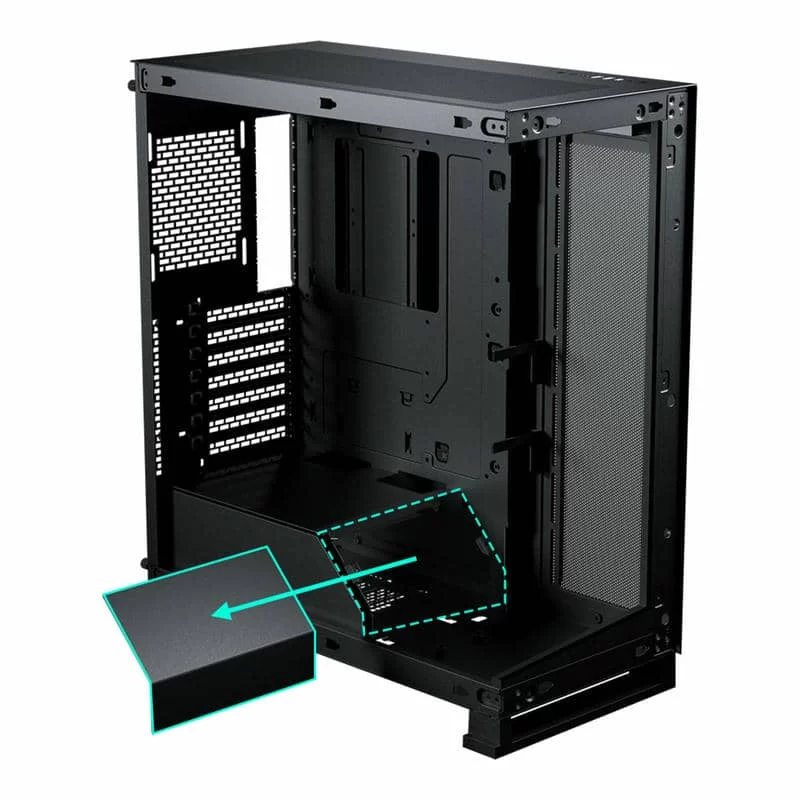 Phanteks NV5S Black ATX Tempered Glass Mid-Tower Case 7 Phanteks NV5S Black ATX Tempered Glass Mid-Tower Case - Ảnh 7